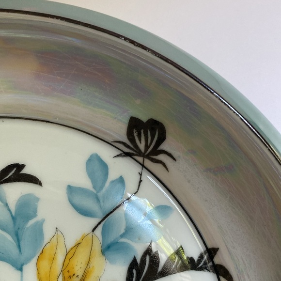 Vintage Lustreware serving dish. Beautifully hand painted. - Picture 9 of 12